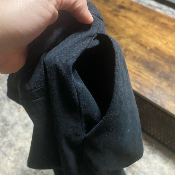 WAYF Women's Pleated Gilmore Wide Leg Black Pants Size Small - Picture 6 of 8